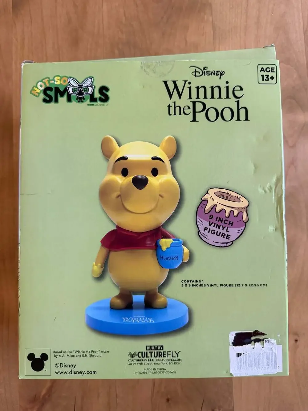 Culture Fly Winnie the Pooh 9-inch Vinyl Figure New in box